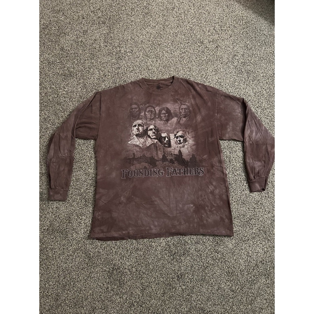 The Mountain Shirt 2XL Maroon Original Founding Fathers Native Americans Tribal